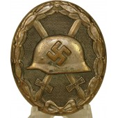 Gustav Brehmer merkitsi 13. Hopealuokan haavamerkki-Verwundetenabzeichen in Silber (hopeinen haavamerkki)