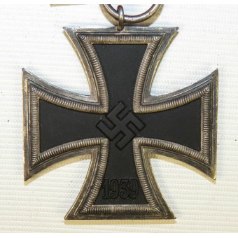 Cruz de Hierro / Eisernes Kreuz 1939 por Moritz Hausch con la bolsa de tema. Espenlaub militaria