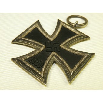 Croix de fer / Eisernes Kreuz 1939 par Moritz Hausch avec le sac démission. Espenlaub militaria