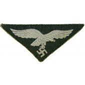 Luftwaffen rintakotka kenttäosastoja varten kesällä Drillichin univormu kenttäosastoja varten.