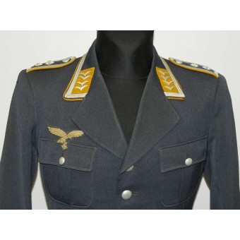 Luftwaffe Oberfeldwebel van vliegend personeel of parachutisten (Fallschirmjager) Private op maat gemaakte tuniek en broek. Espenlaub militaria
