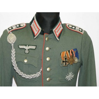 Dienstrock / Ausgehrock pour lartillerie der Spiess rang de Oberfeldwebel de arty 116 Rgt. Espenlaub militaria