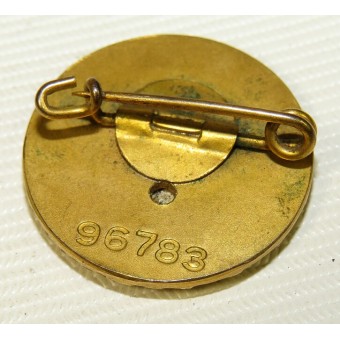 NSDAP oro partito distintivo 97830, di piccola dimensione -24 mm. Espenlaub militaria