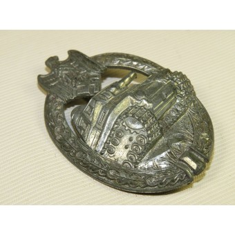 Panzerkampfabzeichen - dekoration för stridsvagnsattacker, AS-märkt. Silverklass. Espenlaub militaria