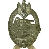 Panzerkampfabzeichen - Distintivo d'assalto per carri armati, marcato AS. Classe argento
