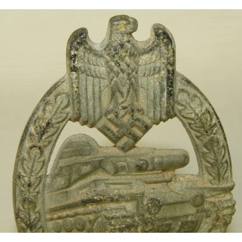 La clase de plata Panzerkampfabzeichen - Tanque de decoración asalto insignia, oxidazed. Espenlaub militaria