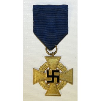 Treue Dienst Ehrenzeichen, clase de oro. fiel servicio en el tercero Reich. Espenlaub militaria