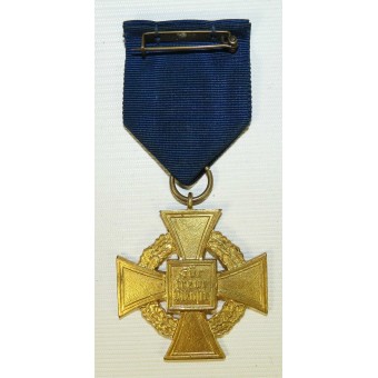 Treue Dienst Ehrenzeichen, clase de oro. fiel servicio en el tercero Reich. Espenlaub militaria