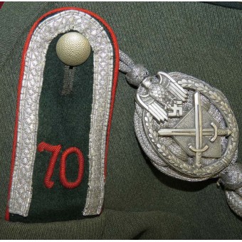 Unteroffizier del 70 Regimiento de Artillería Dienstrock. Espenlaub militaria
