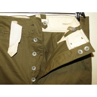 Wehrmacht Heer DAK Pantalones de combate recto Legged. Espenlaub militaria