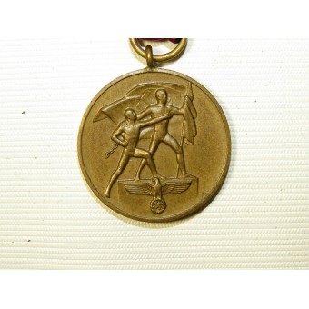 Медаль Аншлюсс Судетов. 1 Октября 1938 года. В простонародии Педики. Espenlaub militaria