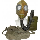 Máscara antigás BS con máscara de goma ShM1, filtro MO-2 y bolsa de transporte