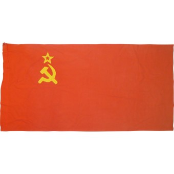 Drapeau URSS coton, davant-guerre ou dune période de guerre fait, 143x73.. Espenlaub militaria
