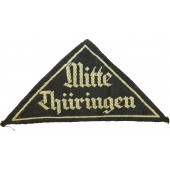 Нарукавный треугольник БДМ -Gebietsdreicke: Mitte Thüringen