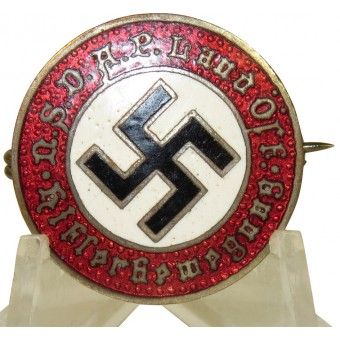Tidiga österrikiska nazistpartiets märke 1933-34. NSDAP Land Öst. Hitlerbewegung.. Espenlaub militaria