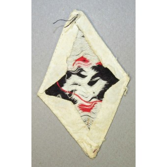 Нарукавный ромб со свастикой для девичьей организации Гитлерюгенд- БДМ. Espenlaub militaria