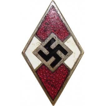 Vroege HJ-badge met markering M 1/25 RZM -RUDOLF RIPING-PFORZHEIM. Espenlaub militaria