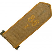 Bandoulière de la Hitlerjugend d'avant 1936 Bann 86, passepoilée jaune