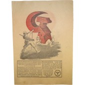 Deutsches Propagandaflugblatt für sowjetische Soldaten, 20х15 cm.