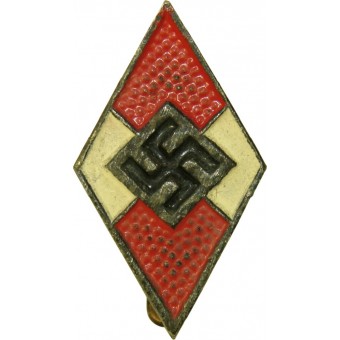 Нагрудный членский значок Гитлерюгенд M 1/93 RZM после 1941-го года. Espenlaub militaria