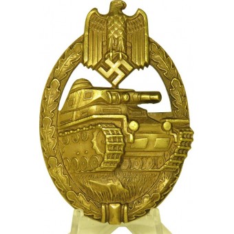 Argento Tank Assault Badge da Karl Wurster.. Espenlaub militaria