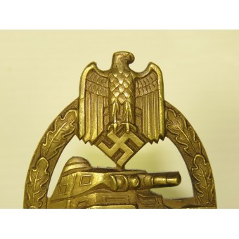 Silver Tank Assault Badge av Karl Wurster.. Espenlaub militaria