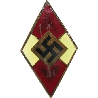 Unusual placa Hitler Jugend HJ.. Espenlaub militaria
