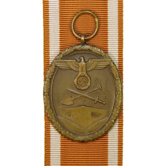 Medalla Westwall con la cinta, la menta. Espenlaub militaria