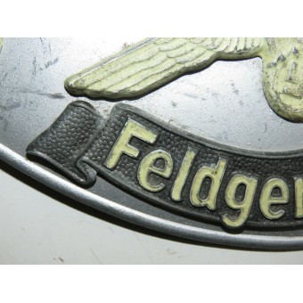 3rd Reich Feldgendarmerie Gorget. Assman. Espenlaub militaria