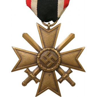 3. Reichs-Kriegsverdienstkreuz, 1939 mit Schwertern, KVK2, Kennzeichnung 68. Espenlaub militaria