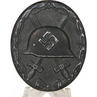 Saksalainen WW2 -haavamerkki mustana, ldo l/56. Espenlaub militaria