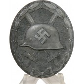 German WW2 wound badge in silver from Austrian producer "30"