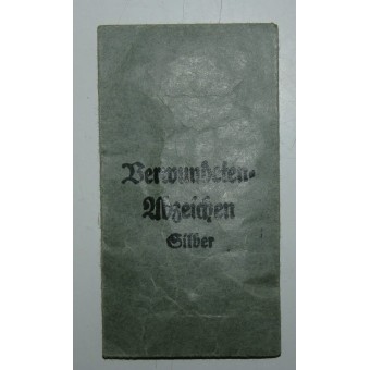 Insigne de blessure en argent 100 Mittweidaer Metallwarenfabrik Rudolf Wächtler. Espenlaub militaria