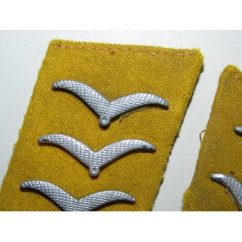 Luftwaffe Flying Personnel of Paratroopers Collar Tabs voor Obergefreiter. Espenlaub militaria