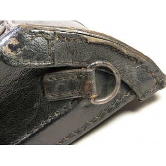 Large size leather pouch for German flare pistol LP34, LP42 cartridges. Near mint.. Espenlaub militaria