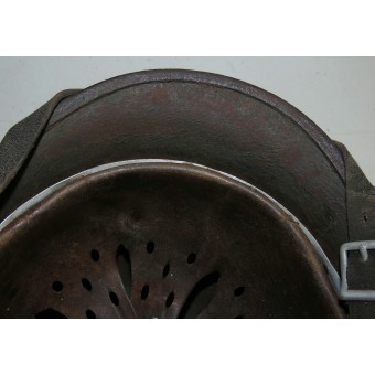 M35 SD Wehrmacht Heer Steel helmet, camouflaged, 291 Infantry Div.. Espenlaub militaria
