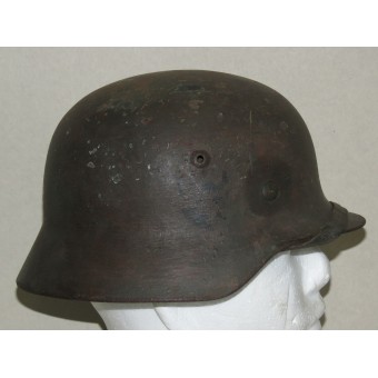 Стальной шлем м35 Вермахт, камуфляж, 291 Пехотная дивизия. Espenlaub militaria