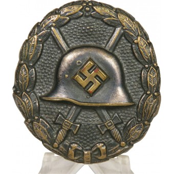 3ème Reich insigne enroulé en noir, 1939, 1er type. Espenlaub militaria