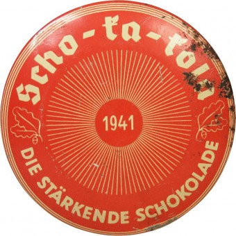 La lata de chocolate de Scho-ka-kola para Wehrmacht. Espenlaub militaria