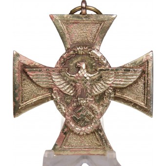 3ème Reich. Cross « Depuis 25 ans loyaux services dans la police » 1ère année. Espenlaub militaria