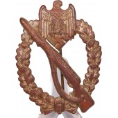 Infantry Assault badge Juncker, C.E. "Porsche". Hollow