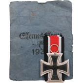 Iron Cross Ek2 1939 Julius Maurer Oberstein, with packet