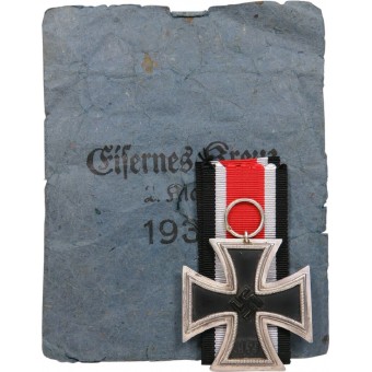Iron Cross EK2 1939 Giulio Maurer Oberstein, con pacchetto. Espenlaub militaria