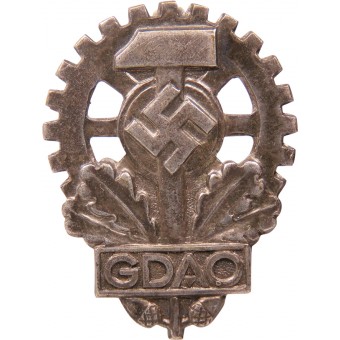 Medlemsmärke för den kejserliga fackföreningen för funktionshindrade arbetstagare GDAO 17 mm. Espenlaub militaria