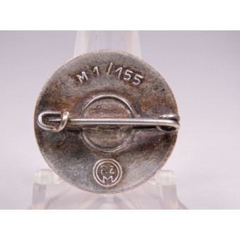 NSDAP Member Badge M1 / 155 Schwertner & Cie., Eggenberg. Espenlaub militaria