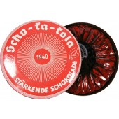 Saksalainen suklaa Scho-ka-Kola 1940 Wehrmachtille. Hildebrandt