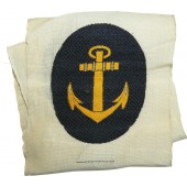 Distintivo con ancora BeVo della Kriegsmarine per le uniformi sportive