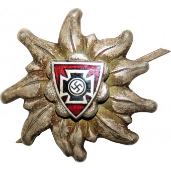 NS-Reichskriegerbund NSRKB stella alpina tradizionale distintivo tappo Gau Hochland. Espenlaub militaria