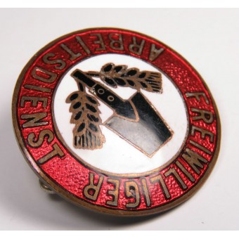 De badge van de vrijwillige arbeidsdienst van de Derde Reich-rage. Espenlaub militaria