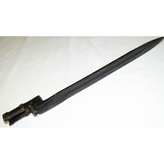 The blockade Leningrad made bayonet with a knife-shaped blade for the Mosin rifle. Espenlaub militaria